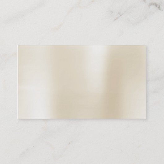 Ivoorborstel Parelroze Goud Glitter Sequin Visitekaartje (Achterkant)