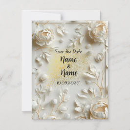 Ivoorbruiloftsuitnodiging