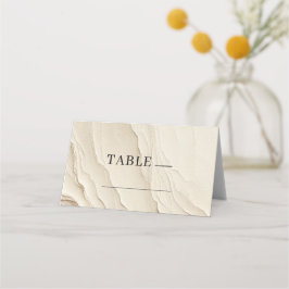 Ivoorcrème Boheemse geweven tafel Plaatskaartje