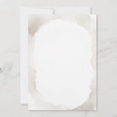 Ivoordoop Gouden Kruis Minimalistische Doop Kaart (Achterkant)