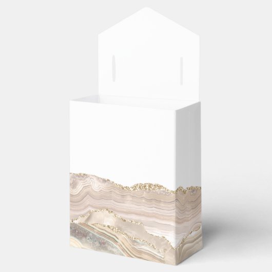 Ivoorgoud agaat script eerste communie bedankdoosjes (Geopend)