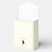 Ivoorgoud Roos bruiloft Bedankdoosjes (Geopend)