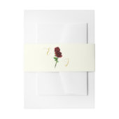 Ivoorgoud Roos bruiloft Uitnodigingen Wikkel (Voorkant Voorbeeld)