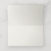 ivoorgouden bloem plaatskaartje (Binnenkant ongevouwen)