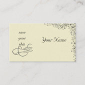 ivoorgroene huidverzorging visitekaartje (Voorkant)