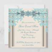 Ivoorkleurig Blauwgroen Blauw Diamant Zwart Stropd Kaart (Achterkant)