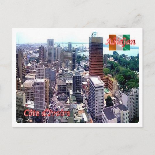 Ivoorkust - Abidjan - Briefkaart (Voorkant)