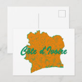 Ivoorkust Briefkaart (Voorkant / Achterkant)
