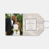 Ivoorkust Costa Rica Trouwfoto Gift Labels Cadeaulabel (Voorkant (Horizontaal))