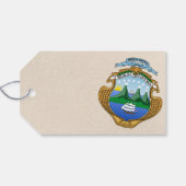 Ivoorkust Costa Rica Trouwfoto Gift Labels Cadeaulabel (Achterkant Horizontaal)