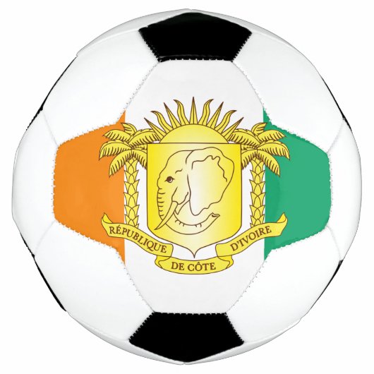 Ivoorkust embleem voetbal (Voorkant)
