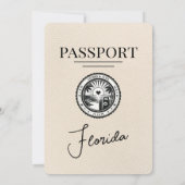 Ivoorkust Florida Passport Uitnodiging (Achterkant)