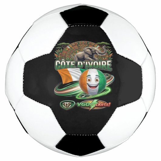 Ivoorkust-GBall Voetbal (Voorkant)