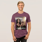 IVOORKUST - IK HOU VAN CACAO Tri-Blend SHIRT (Voorkant volledig)