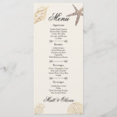 Ivoorkust Kust Bruiloftsmenu Bewerkbaar Menu (Voorkant)