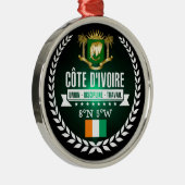 Ivoorkust Metalen Ornament (Rechts)