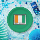 Ivoorkust Papieren Bordje (Feest)