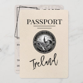 Ivoorkust paspoort Bewaar de datum Save The Date