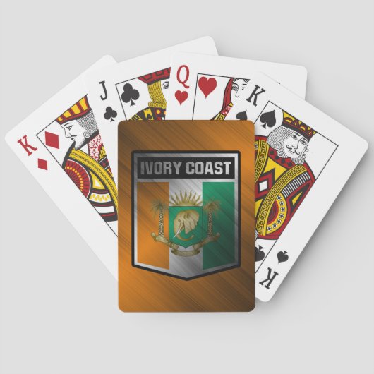 Ivoorkust Pokerkaarten (Achterkant)