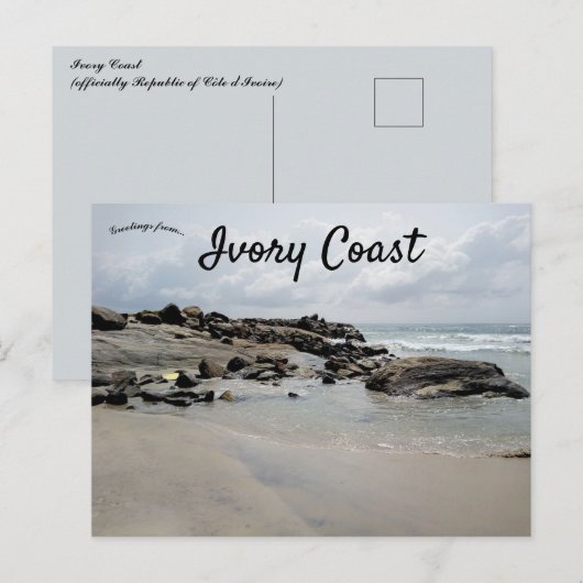 Ivoorkust Republiek Ivoorkust Briefkaart (Voorkant / Achterkant)