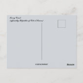 Ivoorkust Republiek Ivoorkust Briefkaart (Achterkant)