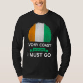Ivoorkust roept op tot het Ivoriaanse erfgoed T-shirt (Voorkant)