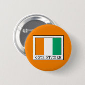 Ivoorkust Ronde Button 5,7 Cm (Voorkant /achterkant)