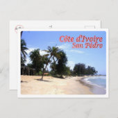 Ivoorkust - San Pedro - Briefkaart (Voorkant / Achterkant)