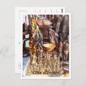 Ivoorkust - Souvenir - opslagplaats - Briefkaart (Voorkant / Achterkant)