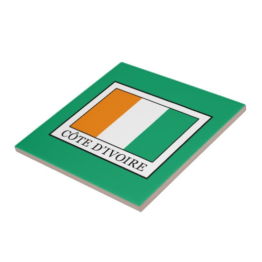 Ivoorkust Tegeltje (Zijkant)