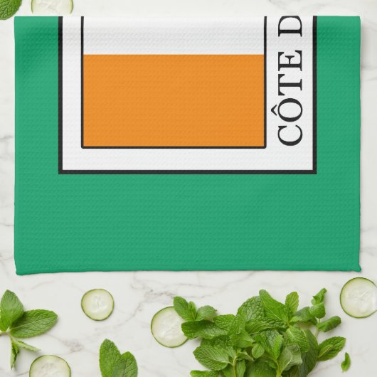 Ivoorkust Theedoek (Gevouwen)