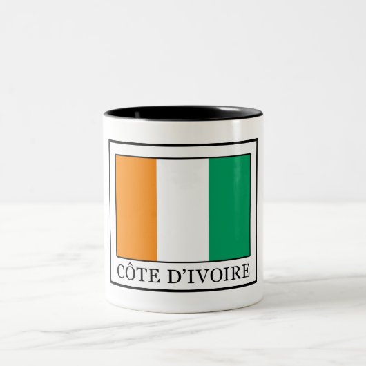 Ivoorkust Tweekleurige Koffiemok (Center)