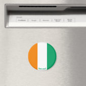 Ivoorkust Vlag Charmant Patriottisch Magneet (Insitu (Vaatwasser))