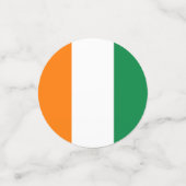 Ivoorkust vlag confetti (Kleine voorkant)