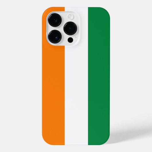 Ivoorkust vlag iPhone hoesje (Achterkant)