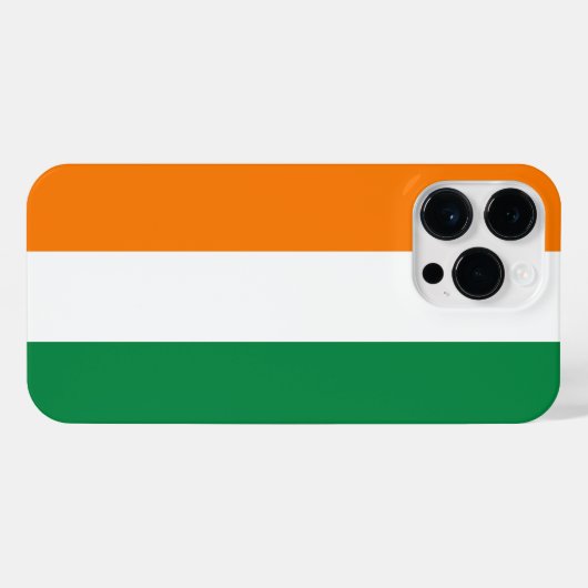 Ivoorkust vlag iPhone hoesje (Achterkant horizontaal)