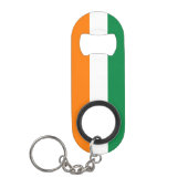 Ivoorkust vlag mini flessenopener (Voorkant)