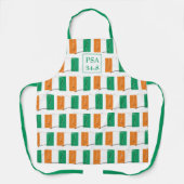 Ivoorkust Vlag Monogram SMAAK EN ZIE Schort (Voorkant)