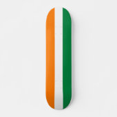 Ivoorkust vlag persoonlijk skateboard (Voorkant)