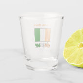 Ivoorkust Vlag Sinaasappel Personaliseren Shot Glas (Achterkant)