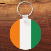 Ivoorkust vlag sleutelhanger (Achterkant)
