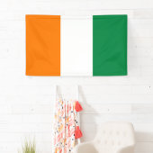Ivoorkust vlag spandoek (Insitu)