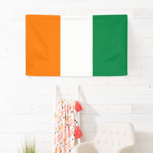 Ivoorkust vlag spandoek (Insitu)