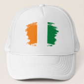 Ivoorkust vlag trucker pet (Voorkant)