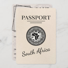Ivoorkust Zuid-Afrika Paspoort Save The Date