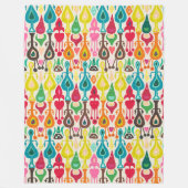 ivoorliefdesikat fleece deken (Voorkant)