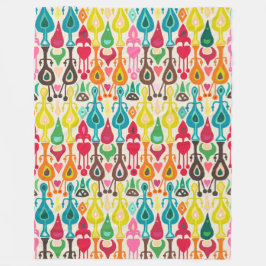 ivoorliefdesikat fleece deken