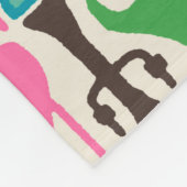 ivoorliefdesikat fleece deken (Hoek)