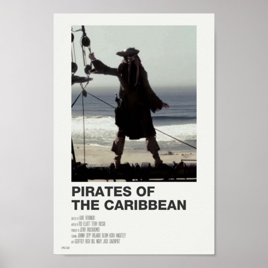 ivoorpiraten van het caribisch gebied poster (Voorkant)