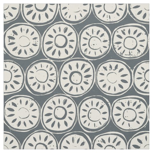 ivoorpottenbloem stof (Swatch)